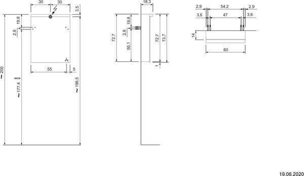 Spiegelschrank Alterna format LED Weiss image number 1