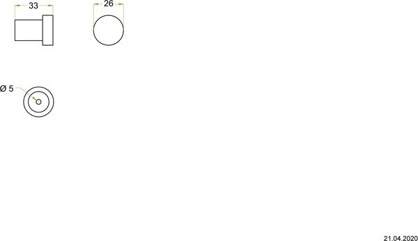 Handtuchhaken Alterna one Verchromt image number 1