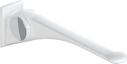 Corrimano ribaltabile Hewi LifeSystem Premium Bianco segnale lucido Grip pad bianco opaco