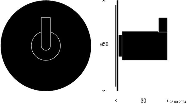Handtuchhaken Frost Nova 2 Polished stainless image number 1