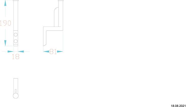 Reserverollenhalter Nosag Normbau Cavere Weiss image number 1