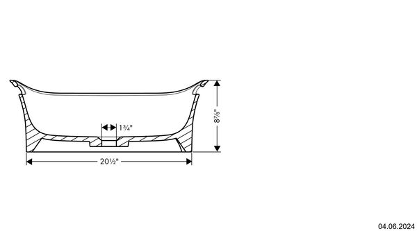 Auflegewaschtisch Axor Urquiola Weiss image number 1
