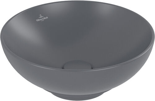 Auflegewaschtisch Villeroy & Boch Loop & Friends Graphite matt Cleaneffekt