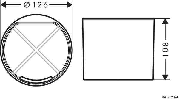 Becher Hansgrohe WallStoris Planet Edition Sand strukturiert image number 1