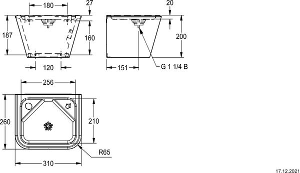 Wandtrinkbrunnen KWC Anima image number 1