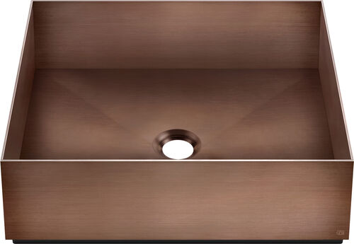 Auflegewaschtisch Gessi 316 40 x 40 cm Copper brushed
