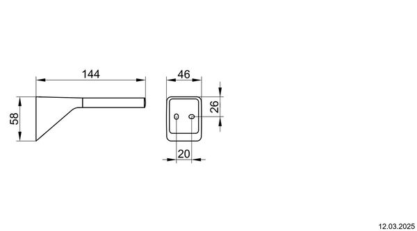 Reserverollenhalter Keuco Aveno Schwarz matt image number 1
