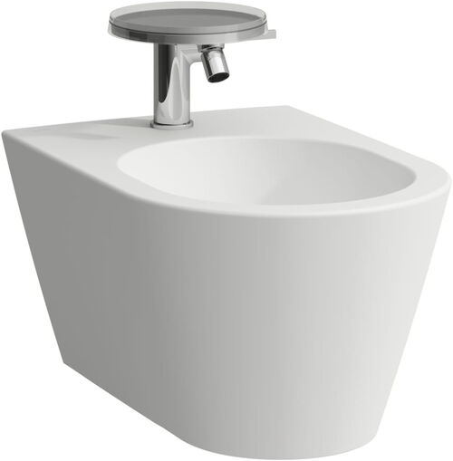 Wand-Bidet Laufen Kartell Armaturenloch Weiss matt
