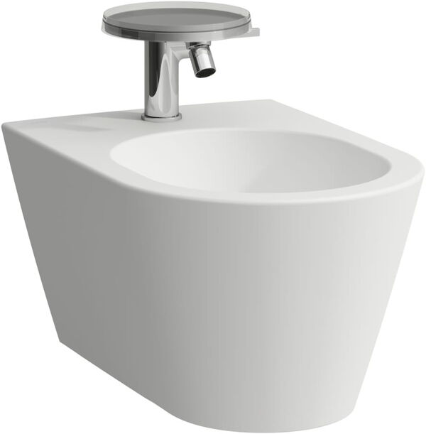 Bidet sospeso Laufen Kartell con foro per rubinetteria, con foro per rubinetteria, sistema di image number 0