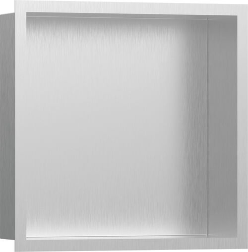 Wandnische Hansgrohe XtraStoris Individual Edelstahl geb&uuml;rstet