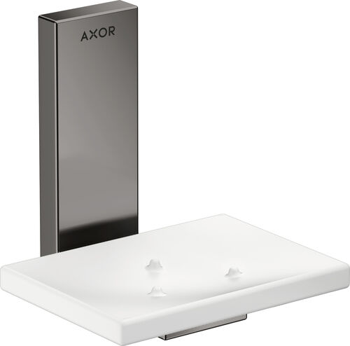Seifenschale Axor Universal Rectangular Polished black chrom