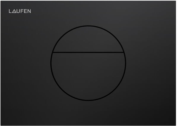 Bet&auml;tigungsplatte Laufen Ineo Sunrise Schwarz matt image number 0