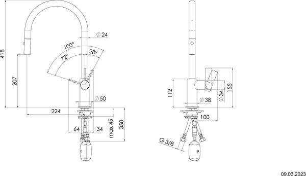 Sp&uuml;ltischmischer Alterna idis Finox image number 1