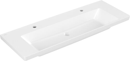 Waschtisch Villeroy & Boch Subway 3.0 130 x 47 cm Weiss Cleaneffekt