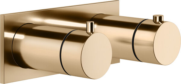 Duschmischer-Endmontageset Gessi Anello / Ingranaggio Warm bronze PVD image number 0