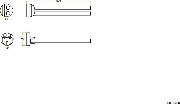 Handtuchhalter Alterna rondo Verchromt image number 1