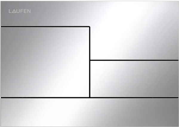 Bet&auml;tigungsplatte Laufen Ineo Skyline Verchromt image number 0