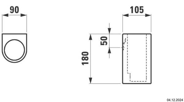 Porte-balai Laufen Universal Blanc image number 1
