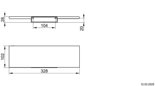 Duschablage Keuco Aveno Weiss matt image number 1