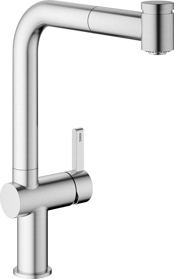 Sp&uuml;ltischmischer KWC Bevo E Edelstahl matt image number 0