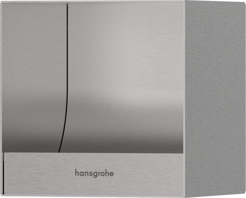 Wandnische Papierhalter Hansgrohe XtraStoris Original Edelstahl geb&uuml;rstet