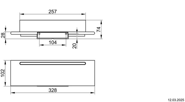 Duschablage Keuco Aveno Weiss matt image number 1