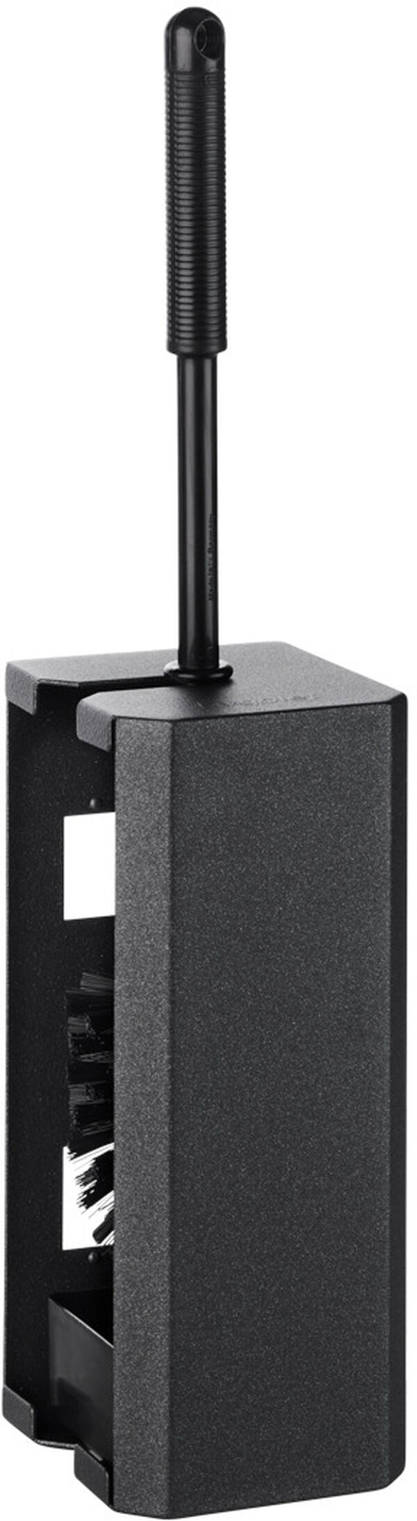 Klosettb&uuml;rstenhalter Hygolet Astro Edge Schwarz Pulverbeschichtet image number 0