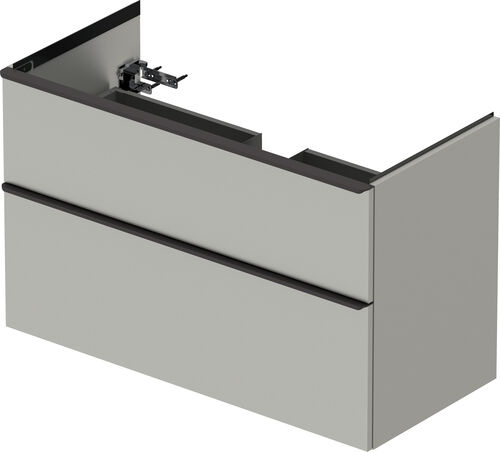 Waschtischm&ouml;bel Duravit D-Neo Betongrau matt