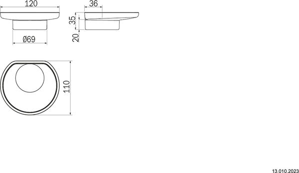 Seifenschale Inda Export image number 1