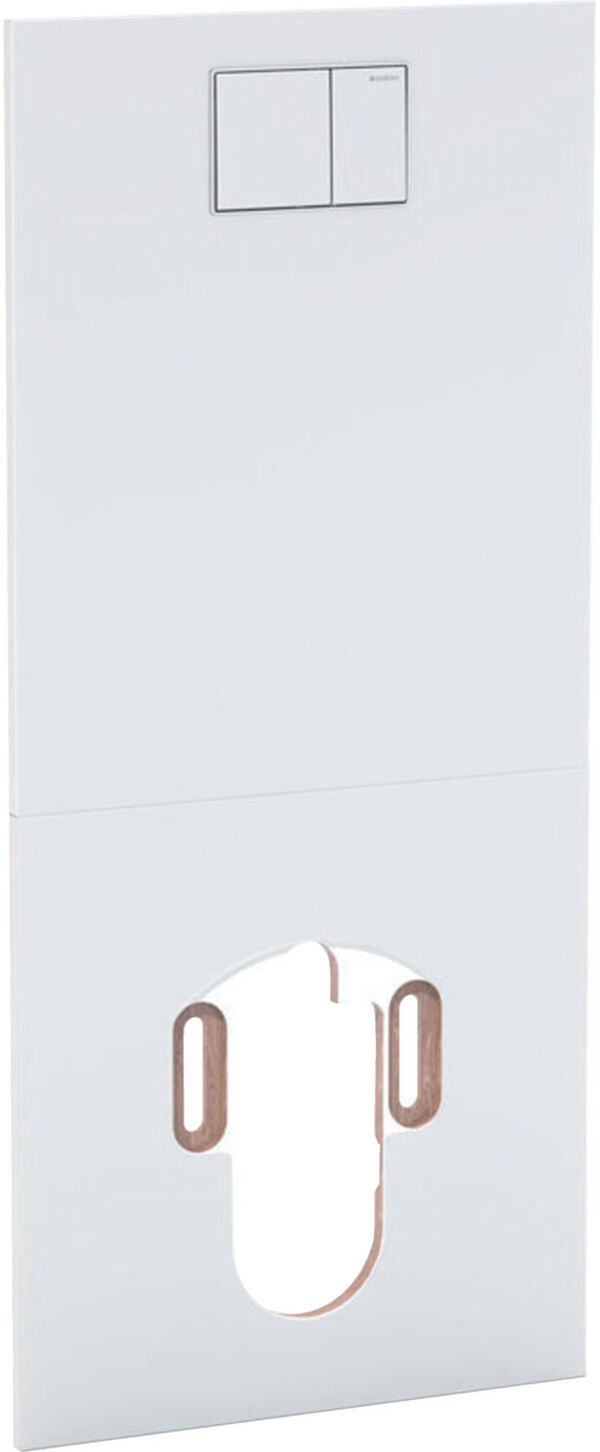 Designplatte f&uuml;r Geberit AquaClean Sela/Mera/Tuma Weiss image number 0