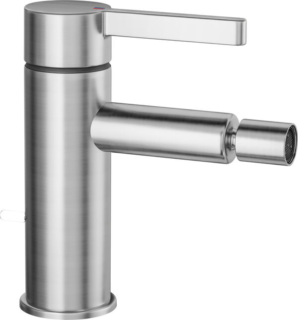 M&eacute;langeur de bidet KWC Bevo Couleur acier inoxydable image number 0