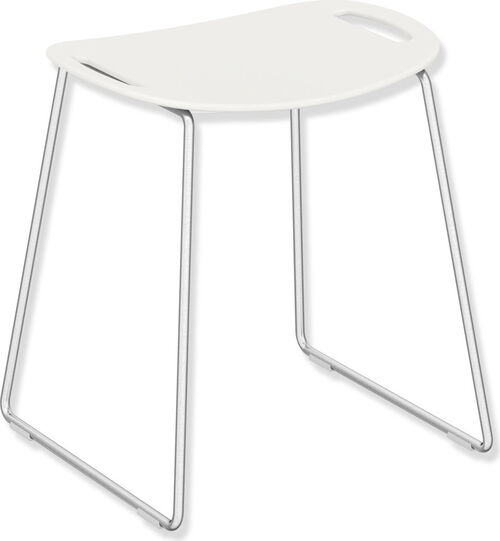 Tabouret de douche Hewi Blanc de s&eacute;curite brillant