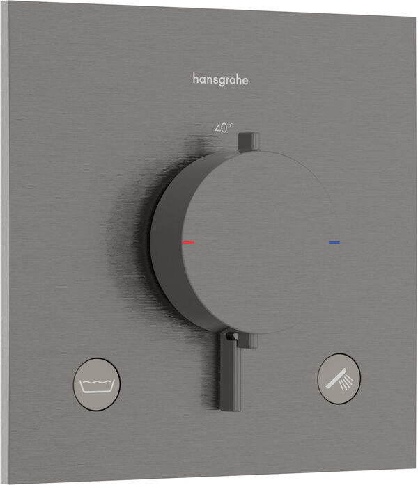Duschsystem Hansgrohe Ecostat Comfort E Brushed black chrome image number 0