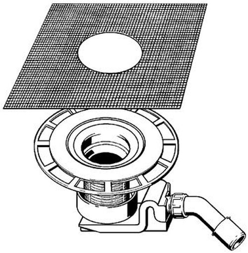 Siphon de sol Viega