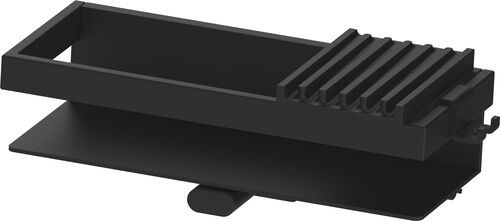 Duschkorb Bodenschatz Signa Schwarz matt