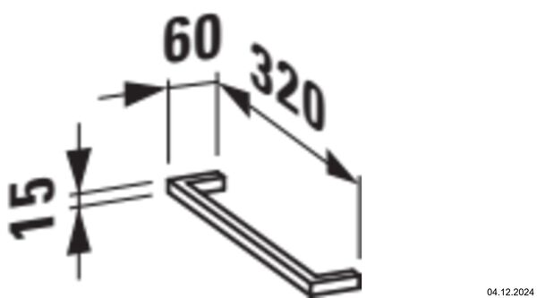 Handtuchhalter Living Aluminium eloxiert image number 1