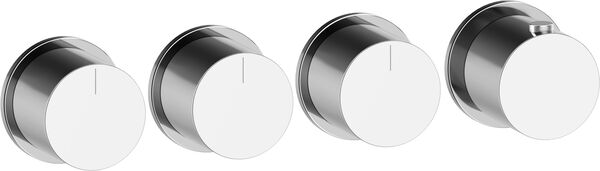 Bade- und Duschmischer Endmontageset Gessi Habito Verchromt image number 0