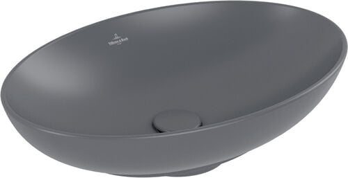 Auflegewaschtisch Villeroy & Boch Loop & Friends Graphite matt Cleaneffekt