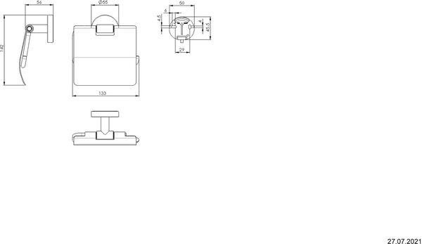 Papierhalter Alterna nonda Verchromt image number 1