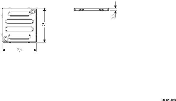 Grille Standard Geberit image number 1