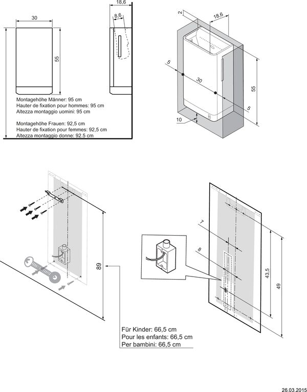 H&auml;ndetrockner Toto Weiss image number 1