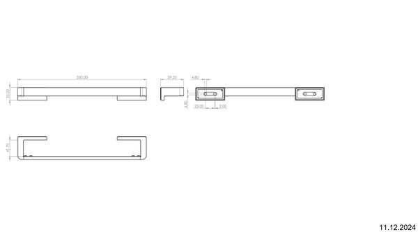 Haltegriff Alterna direta - gerade Finox image number 2
