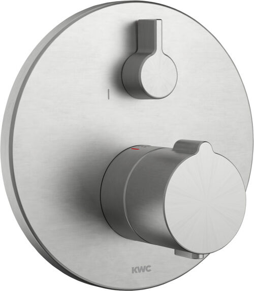 Miscelatore da douche-set di montaggio finale KWC termico Colore acciaio inossidabile