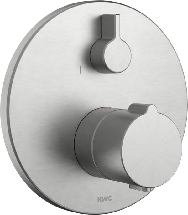 Duschmischer-Endmontageset KWC Thermostat Edelstahloptik image number 0