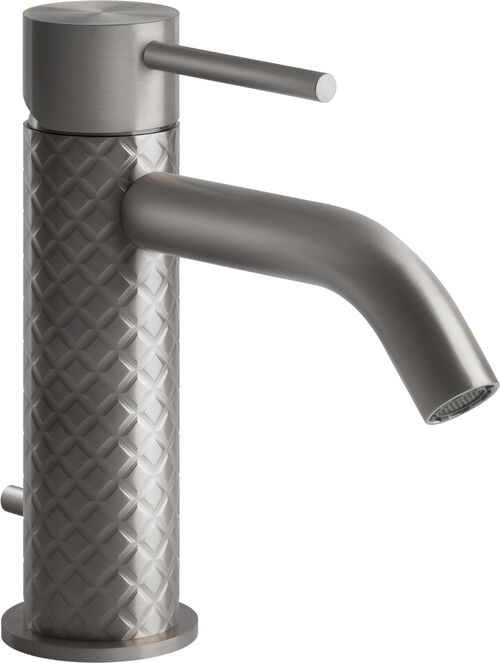 Einlochmischer Gessi 316 Steel brushed Intreccio