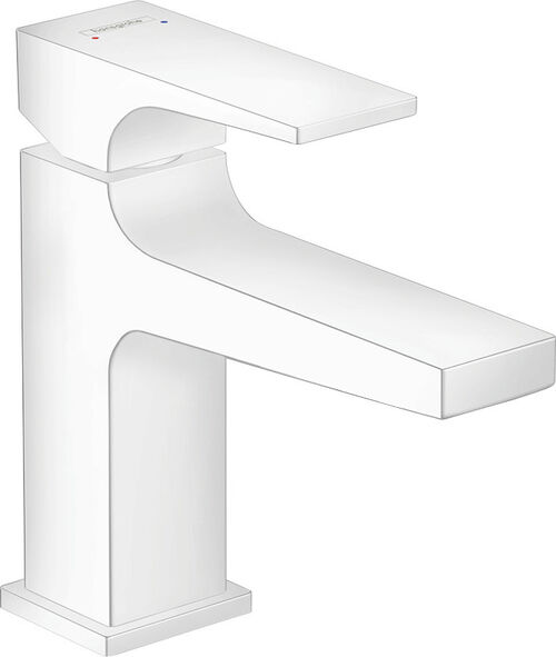 Einlochmischer Hansgrohe Metropol Weiss matt