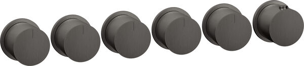 Bade- und Duschmischer Endmontageset Gessi Habito Black metal brushed image number 0