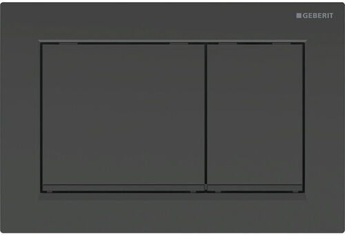 Bet&auml;tigungsplatte Geberit Omega20 square Schwarz