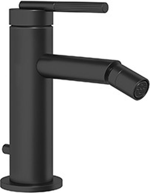 Bidetmischer Gessi Ingranaggio Schwarz matt
