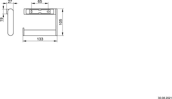 Papierhalter Keuco Plan Verchromt image number 1